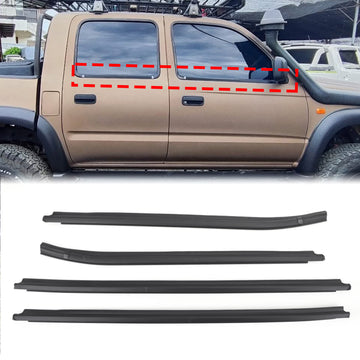 2005–2015 Toyota Hilux SR5 V6 Pickup Fensterglasdichtungen 4-Tür-Dichtungsstreifen 68161-0K010 68162-0K010