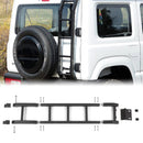 2019-2026 Suzuki Jimny New Aluminum Car Rear Tail Door Ladder Climbing Black-1