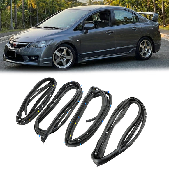 Honda Civic 2006-2011 4 pièces joint d'ouverture de silencieux de coupe-froid de porte 72310-SNE-A01 72350-SNE-A01