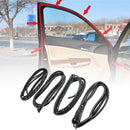 2006-2011 Honda Civic 4PCS Door Weatherstrip Silence Opening Gasket On Door 72310-SNE-A01 72350-SNE-A01-1