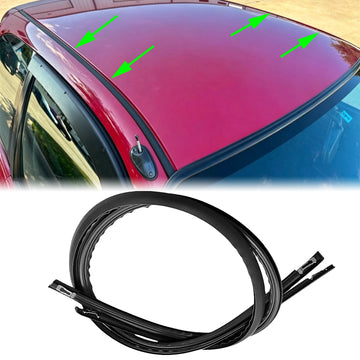 1996-2000 Honda Civic 3-Door 2pcs L+R Door Roof Side Molding 74306-S03-003 74316-S03-003