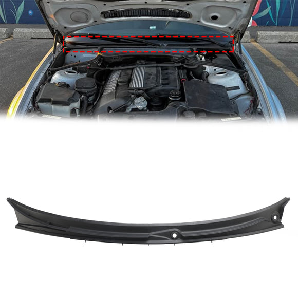 BMW Série 3 E46 Coupé/Cabriolet/M3 1999-2006 Couvercle d'essuie-glace Panneau de grille de capot d'aération 51718232894