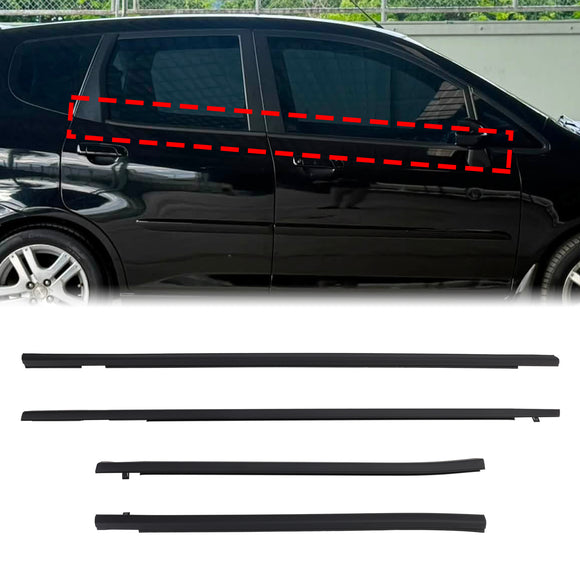 4PCS Guarnizione Guarnizione In Gomma Cintura Porta Per Honda FIT JAZZ 1st gen 2001-2008
