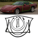 1984-1996 Chevrolet Corvette C4 Kit de joint d'étanchéité à 2 portes étanche 9096GGW GM9096GGW-1