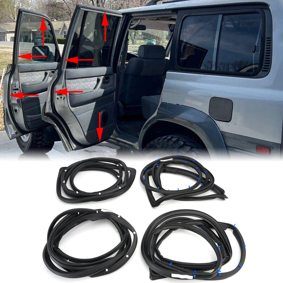 4 Stuks Deur Tochtstrip Voor Toyota Land Cruiser Fj80 Fzj80 Hzj81 Hdj80 1990-1998
