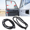 Toyota Land Cruiser 70 Series KZJ78 LJ71 LJ78 HZJ FJ GRJ76 GRJ79 VDJ76 VDJ79 2Pcs Left+Right Front Door Weatherstrip 67861-60020 67862-60020-1