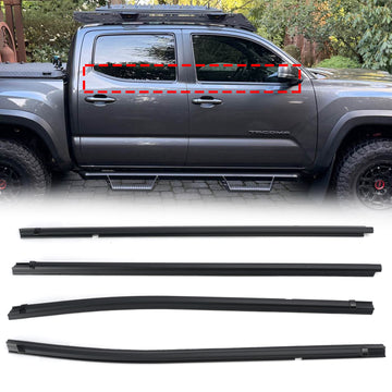 2016-2023 Toyota Tacoma 4PCS Door Weatherstrips 68161-04060 68162-04060 68163-04030 68164-04030