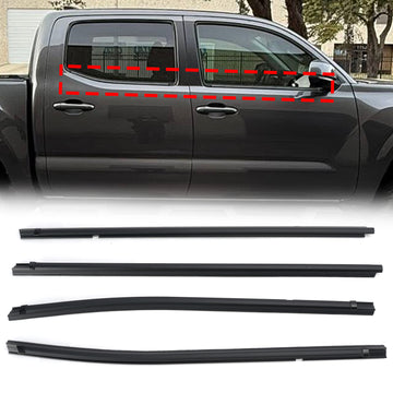 2016-2023 Toyota Tacoma 4PCS Door Weatherstrips 68161-04060 68162-04060 68163-04030 68164-04030