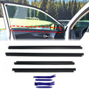 2009-2013 Toyota Corolla 4 Stuks Binnendeur Vensterglas Tochtstrip 68171-12340 68174-12170-1