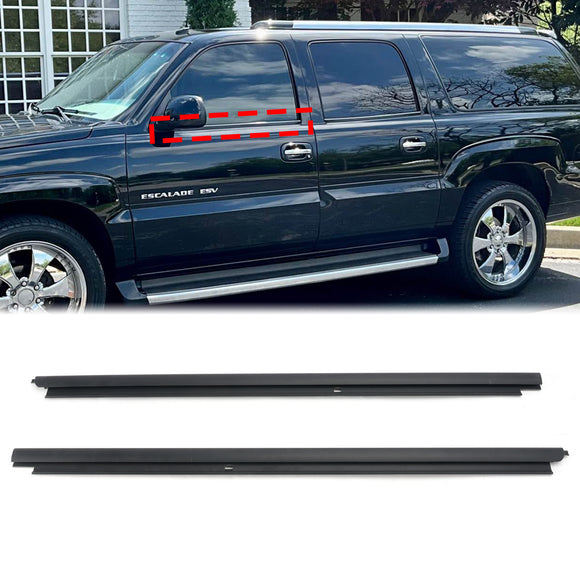 1999–2007 GMC Sierra/Yukon/Yukon XL 2 x vordere Außenfenster-Kehrdichtungsdichtung 15104014 15104015