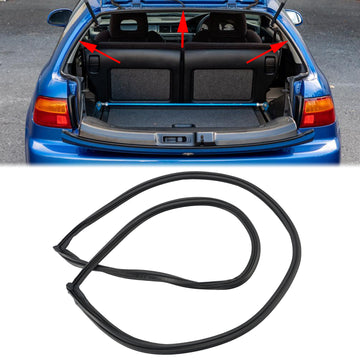 1992-1995 Honda Civic 3Door Hatch Back Trunk Rear Tail Gate Weatherstrip 74440-SR3-003 74440SR3003