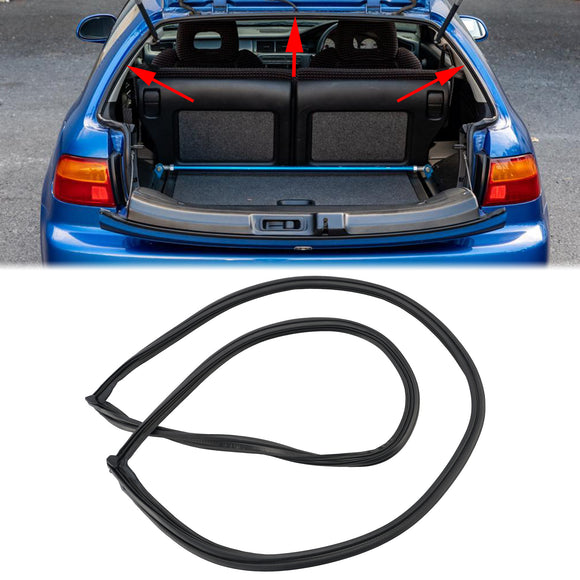1992-1995 Honda Civic 3-ovinen luukku takaluukku takaluukun säälista 74440-SR3-003 74440SR3003