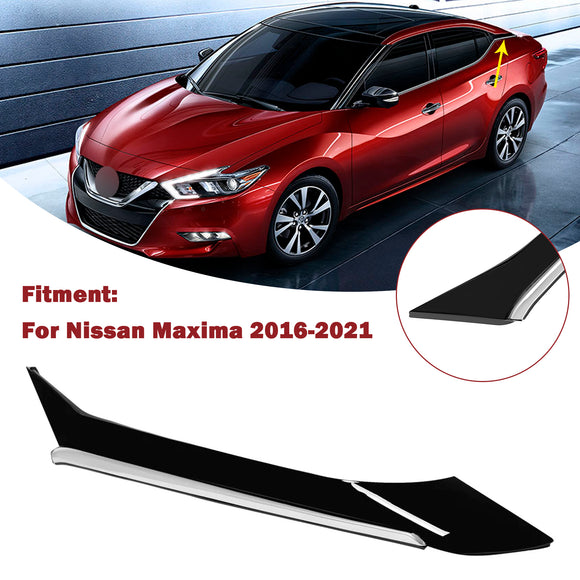 2x moldura de pilar de moldura de carrocería trasera para Nissan Maxima 2016-2021