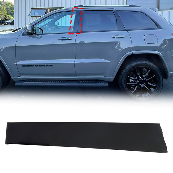 2011-2021 Jeep Cherokee porta anteriore sinistra montante finestra rivestimento applique B 57010445AL 57010445AN