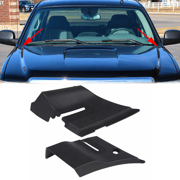 Par de cubiertas de bisagra para capó de rejilla de parabrisas GMC Sierra 2007-2014 15946003 15946004