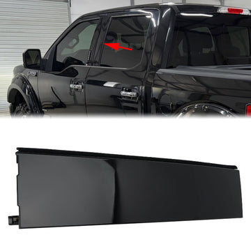 2017-2026 Ford F150 F250 F350 Traseira Esquerda Motorista Lado B Pilar Moldagem Guarnição ML3Z-16255A35-BC FL3Z-16255A35-BA