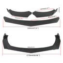 4PCS Universal Front Bumper Lip Body Kit Spoiler For Universal Model-2