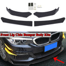 4PCS Universal Front Bumper Lip Body Kit Spoiler Fit All Models-1