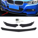 4PCS Universal Front Bumper Lip Body Kit Spoiler Fit All Models-3