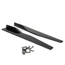 Universal Pair 86cm Car Gloss Black Side Skirts Rocker Splitters Diffuser Winglet Wings-9