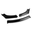 Universal Car Front Bumper Lip Body Kit Splitter Diffuser Protector Black White-7