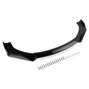 Universal Car Front Bumper Lip Body Kit Splitter Diffuser Protector Black White-12