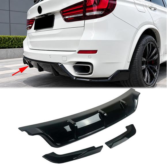 2013-2019 BMW X5 F15 M Gloss Black Body Kit Etu takahajottimen runkosarja