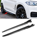 Kit corpo diffusore posteriore per labbro anteriore splitter BMW X6 F16 2013-2019-5