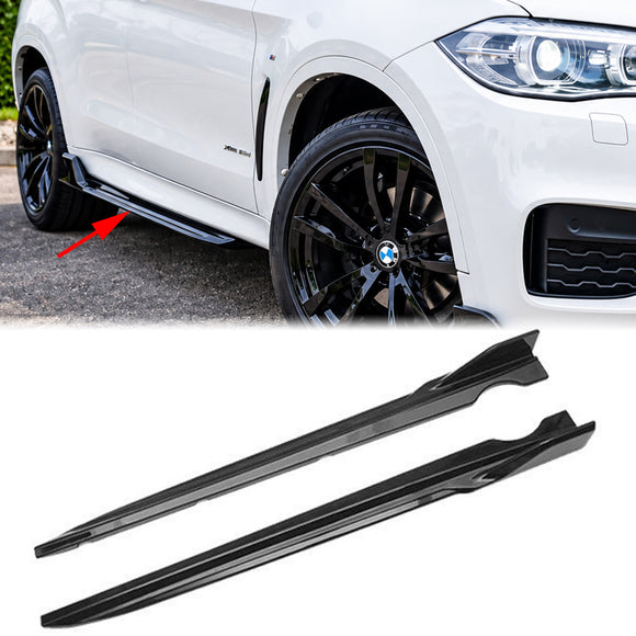 Kit corpo diffusore posteriore per labbro anteriore splitter BMW X6 F16 2013-2019
