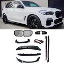 2019-2022 BMW X5 G05 Kit carrosserie séparateur lèvre diffuseur arrière jupes calandre-1