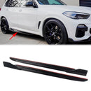 BMW X5 G05 2019-2022 Body Kit Splitter anteriore Labbro Diffusore posteriore Gonna Nera-5