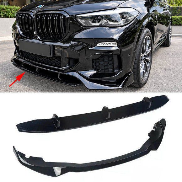 BMW X5 G05 2019-2022 Body Kit Splitter anteriore Labbro Diffusore posteriore Gonna Nera