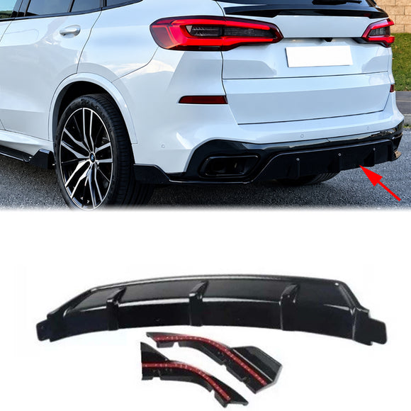 2019-2022 BMW X5 G05 Kit carrosserie séparateur lèvre diffuseur arrière jupes calandre
