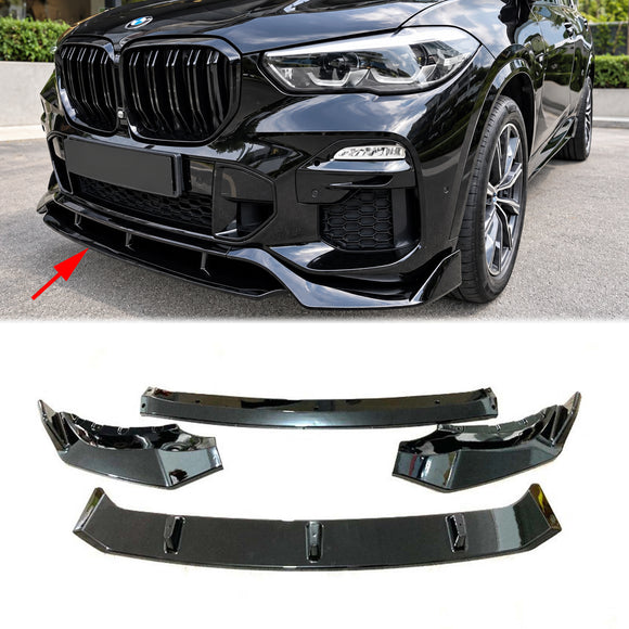 2019-2022 BMW X5 G05 Body Kit Front Splitter Lip Rear Diffuser Skirt Black