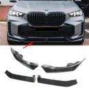 2023-2026 BMW X5 G05 LCI Kit de carrocería Divisor delantero Faldones difusores Alerón-4