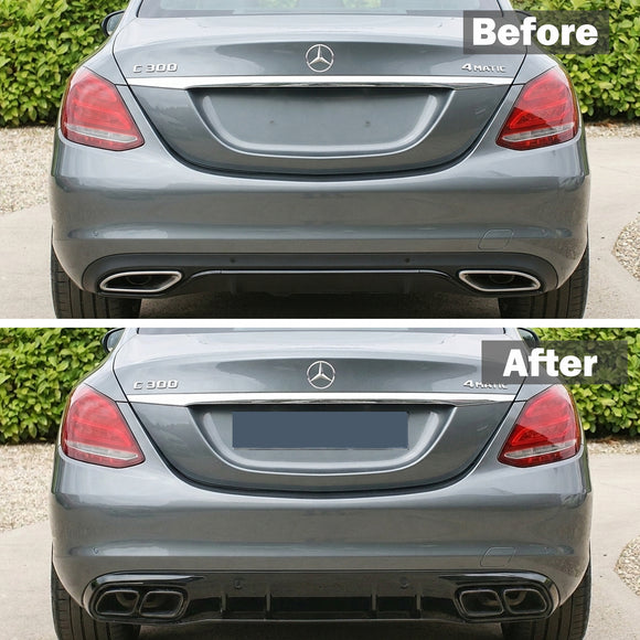 Mercedes-Benz 2015-2018 W205 Kit carrosserie pour pare-chocs de Classe C style C63 AMG (2019-2021)