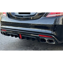 Mercedes Benz Clase S W222 S500 S600 S63 S65 2014-2017 Kit de carrocería con actualización de parachoques a Brabus B700-8