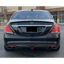 Mercedes Benz Clase S W222 S500 S600 S63 S65 2014-2017 Kit de carrocería con actualización de parachoques a Brabus B700-7