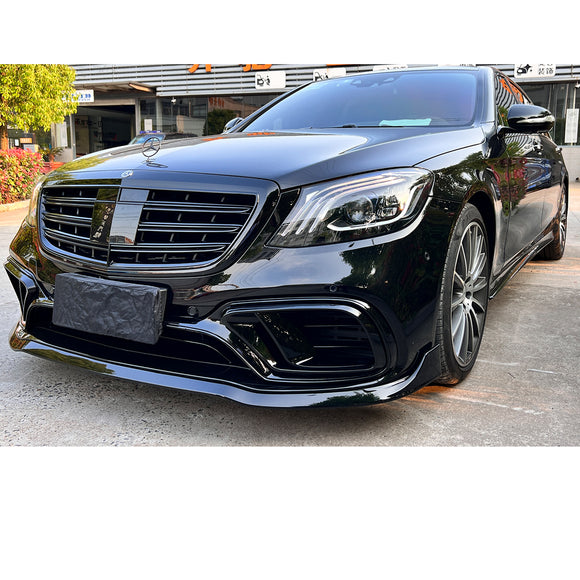 Mercedes-Benz S-klass W222 S63 S65 2018-2020 Karosserisats Stötfångare Uppgradering Till Barbus B700