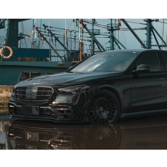 2021-2023 Mercedes S-Class W223 S350 S400 S450 S500 S580 Body Kit Bumper Upgrade To Brabus Style