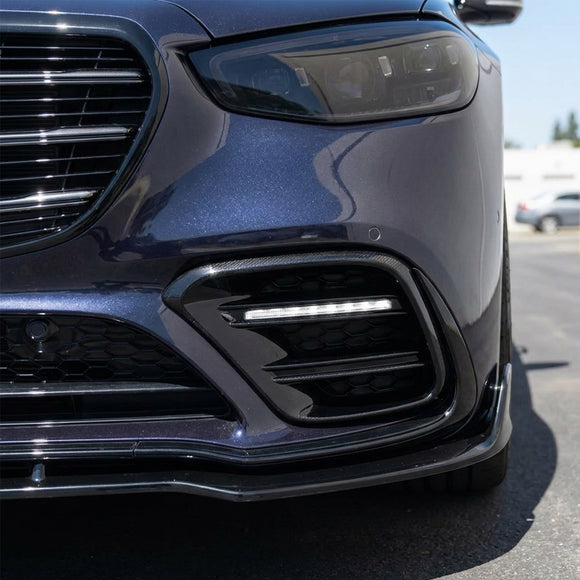 2021-2023 Mercedes S-Class W223 S350 S400 S450 S500 S580 Body Kit Bumper Upgrade To Brabus Style
