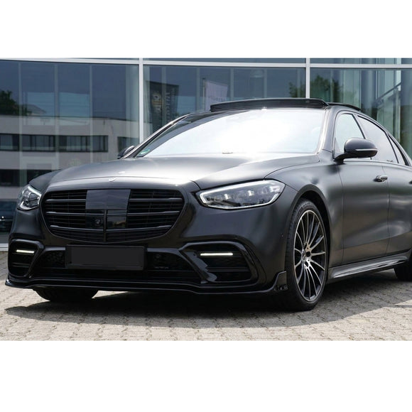 2021-2023 Mercedes S-Class W223 S350 S400 S450 S500 S580 Body Kit Bumper Upgrade To Brabus Style