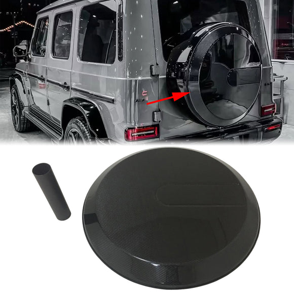 Wasserdichte Reserveradabdeckung aus trockener Kohlefaser für Mercedes-Benz G-Klasse W464  W465 2019–2026