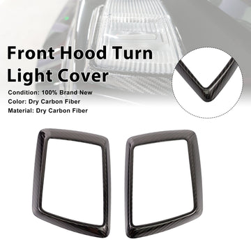 Dry Carbon Fiber Turn Light Cover Trim Fit Mercedes Benz G Class W464 W465 2019-2026 - 0