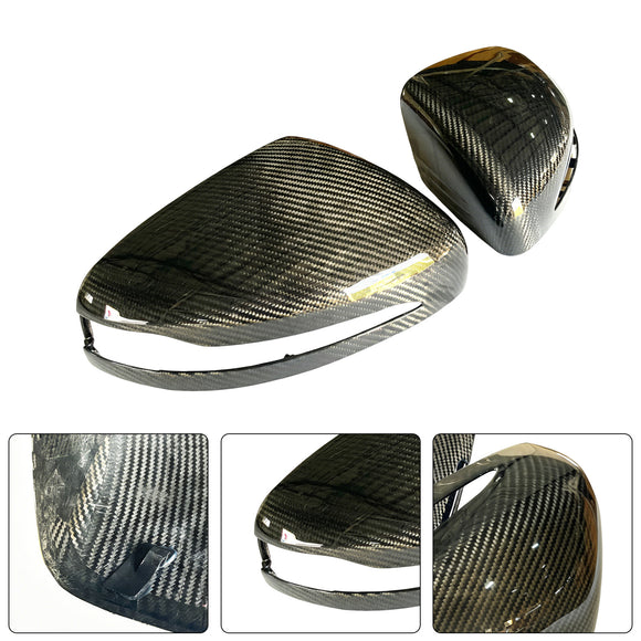 Calotte per specchietti laterali in fibra di carbonio a secco, compatibili con Mercedes Benz Classe G G450 G500 G580 W464  W465 2019-2026