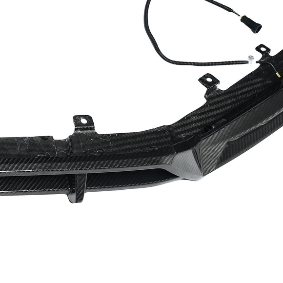 Dry Carbon Fiber Front Bumper Diffuser Lip Fit Mercedes Benz G-Class W465 2025-2026