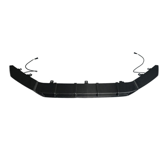 Dry Carbon Fiber Front Bumper Diffuser Lip Fit Mercedes Benz G-Class W465 2025-2026
