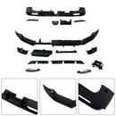 Etu- ja takapuskurin diffuusorihuuli sopii Mercedes-Benz G-luokkaan W465 2025–2026-3