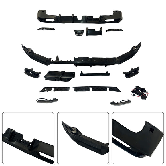 Etu- ja takapuskurin diffuusorihuuli sopii Mercedes-Benz G-luokkaan W465 2025–2026