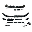 Etu- ja takapuskurin diffuusorihuuli sopii Mercedes-Benz G-luokkaan W465 2025–2026-9